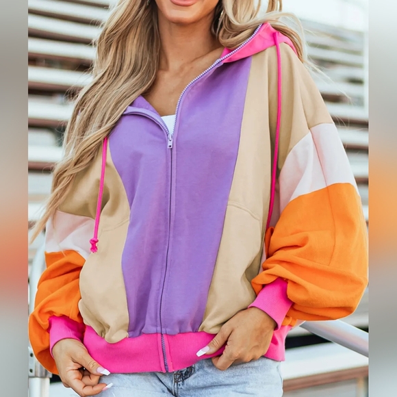 Madison Color Clash Hoodie - Picture 8 of 8